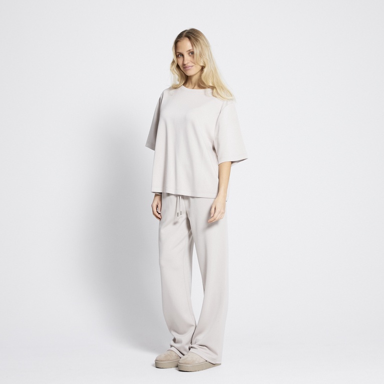 Soft lounge tee "Alyna" Light Beige